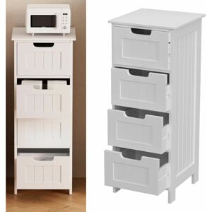 Dayplus - Bathroom Storage Cabinet with Shelf/Drawers 4 Drawers