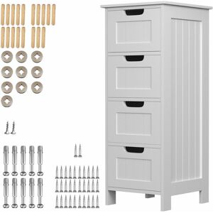 DAY PLUS Bathroom Under Sink Cabinet Basin Storage Cupboard Vanity Door Furniture Unit