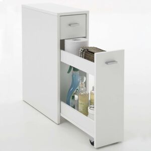 BERKFIELD HOME Fmd Drawer Cabinet with 2 Drawers 20x45x61 cm White