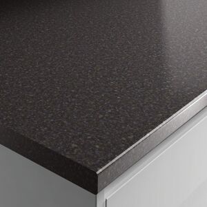 Wickes - Laminate Worktop - Taurus Black Gloss 600mm x 38 mm x 3m