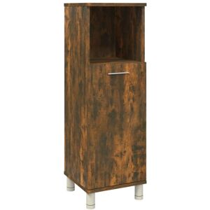 BERKFIELD HOME Mayfair Bathroom Cabinet Smoked Oak 30x30x95 cm Engineered Wood