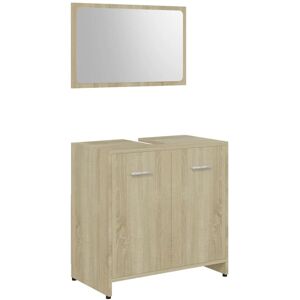 Berkfield Home - Mayfair Bathroom Furniture Set Sonoma Oak Engineered Wood