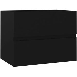 Berkfield Home - Mayfair Sink Cabinet Black 60x38.5x45 cm Engineered Wood