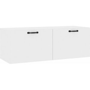 BERKFIELD HOME Mayfair Wall Cabinet High Gloss White 100x36.5x35 cm Engineered Wood