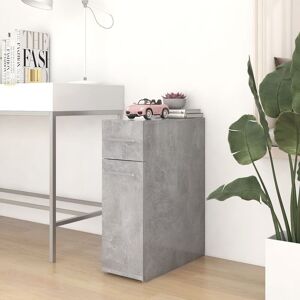 Apothecary Cabinet Concrete Grey 20x45.5x60 cm Engineered Wood - Royalton