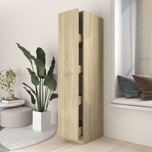 Apothecary Cabinet Sonoma Oak 30x42.5x150 cm Engineered Wood - Royalton