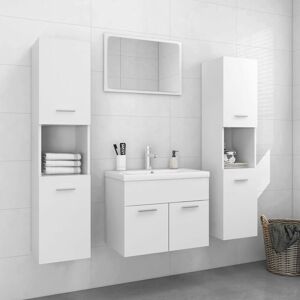 Royalton - Bathroom Furniture Set White Engineered Wood