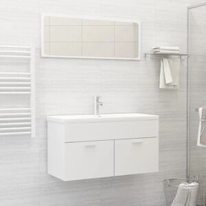 Royalton - Bathroom Furniture Set White Engineered Wood