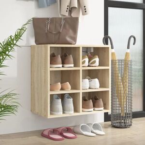 Shoe Cabinet Sonoma Oak 52.5x30x50 cm - Royalton