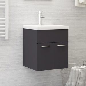 Royalton - Sink Cabinet Grey 41x38.5x46 cm Engineered Wood