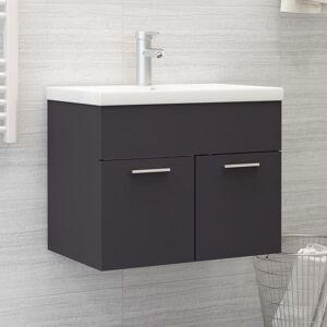 Royalton - Sink Cabinet Grey 60x38.5x46 cm Engineered Wood