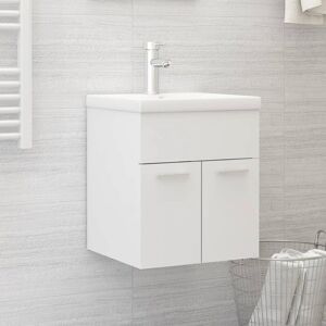 Royalton - Sink Cabinet White 41x38.5x46 cm Engineered Wood