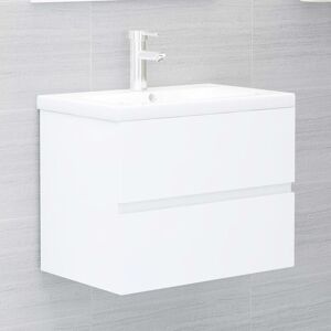 Sink Cabinet White 60x38.5x45 cm Engineered Wood - Royalton