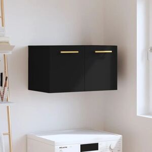 Wall Cabinet Black 60x36.5x35 cm Engineered Wood - Royalton