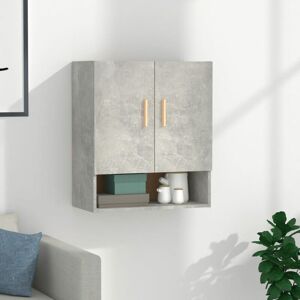 Wall Cabinet Concrete Grey 60x31x70 cm Engineered Wood - Royalton