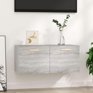 Wall Cabinet Grey Sonoma 80x35x36.5 cm Engineered Wood - Royalton