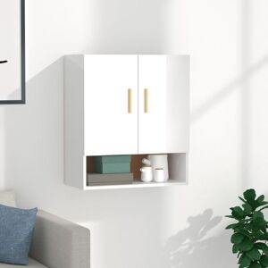 Wall Cabinet High Gloss White 60x31x70 cm Engineered Wood - Royalton