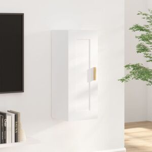 Wall Cabinet White 35x34x90 cm Engineered Wood - Royalton