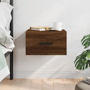 Wall-mounted Bedside Cabinet Brown Oak 35x35x20 cm - Royalton