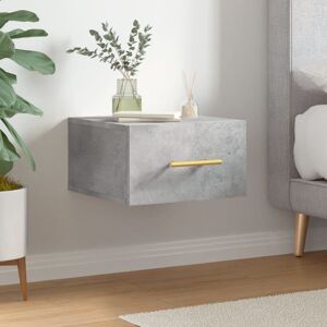 Wall-mounted Bedside Cabinet Concrete Grey 35x35x20 cm - Royalton