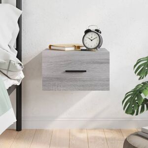 Wall-mounted Bedside Cabinet Grey Sonoma 35x35x20 cm - Royalton