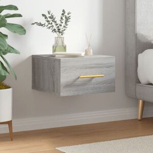 Wall-mounted Bedside Cabinet Grey Sonoma 35x35x20 cm - Royalton