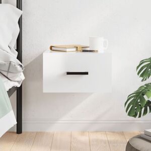 Royalton Wall-mounted Bedside Cabinet High Gloss White 35x35x20 cm