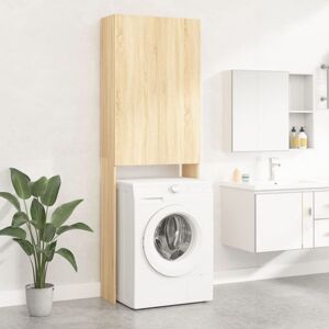 BERKFIELD HOME Royalton Washing Machine Cabinet Sonoma Oak 64x25.5x190 cm