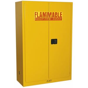 Flammables Storage Cabinet 1095 x 460 x 1655mm FSC10 - Sealey