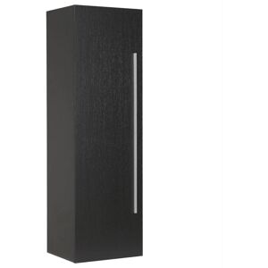 BELIANI Modern Wooden Wall-Mounted Cabinet Black Bathroom Storage Mataro - Black