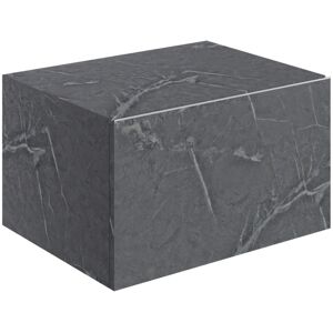 Signature Grove Wall Hung Storage Unit 600mm Wide - Grey Marble