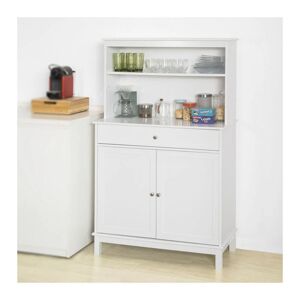 SoBuy Home Kitchen Sideboard Storage Cabinet Cupboard White,FSB26-W