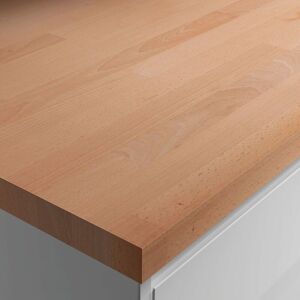 Wickes - Solid Wood Worktop - Solid Beech 600mm x 28mm x 3m