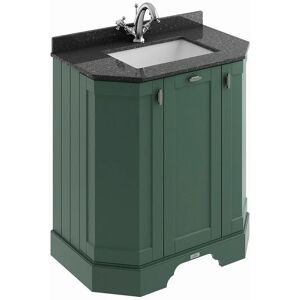 BC DESIGNS Traditional Bathroom Vanity Unit Furniture Storage Cabinet Marble Sink Green - Green