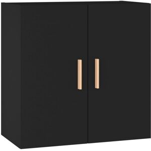 Wall Cabinet Black 60x30x60 cm Engineered Wood Vidaxl Black