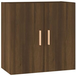 Wall Cabinet Brown Oak 60x30x60 cm Engineered Wood Vidaxl Brown