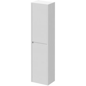 Wholesale Domestic Montego White Ash 350mm x 1400mm Wall Mounted Tall Storage Unit with 2 Doors - White Ash