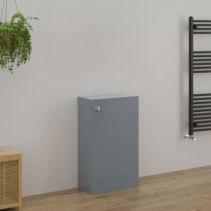 NRG Bathroom Furniture 500mm btw wc Toilet Unit Gloss Grey