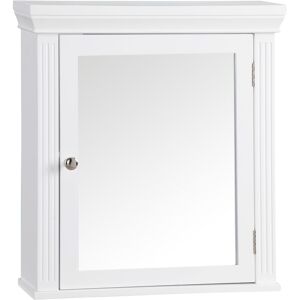Teamson Home - Bathroom Stratford Wooden Mirrored Medicine Cabinet White 6544