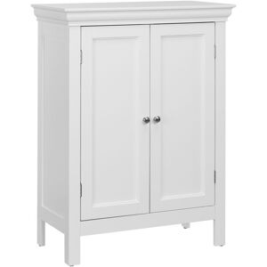 Teamson Home - Stratford Bathroom Floor Cabinet White ELG-676 With 2 Shelves