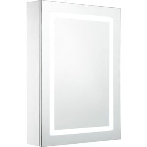 Led Bathroom Mirror Cabinet 50x13x70 cm Vidaxl