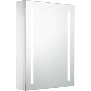 Led Bathroom Mirror Cabinet 50x13x70 cm Vidaxl