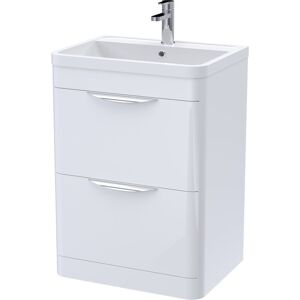 Balterley - Floor Standing Vanity Unit Bathroom 600 x 450 x 840mm - White