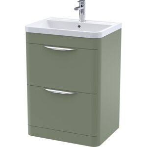 Balterley - Floor Standing Vanity Unit Bathroom 600 x 450 x 840mm - Green