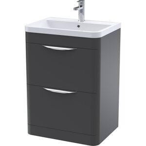 Balterley - Floor Standing Vanity Unit Bathroom 600 x 450 x 840mm - Black