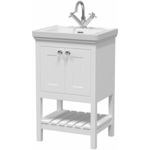 Park Lane Dover Pure White Vanity Unit & Basin - 500mm Park Lane Dover Pure White Vanity Unit & Basin - 500mm