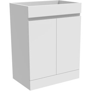 Acezanble Bathroom Floor Cabinet Base Vanity Unit Free Standing Storage Furniture Cupboard with 2 Doors, Shelf, softclose, Matt White, 50x38.5x80cm Acezanble Bathroom Floor Cabinet Base Vanity Unit Free Standing Storage Furniture Cupboard with 2 Doors, Shelf, softclose, Matt White, 50x38.5x80cm