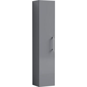 Balterley Wall Hung Tall Unit 1 Door 300 mm Bathroom Storage Cabinet, Satin Grey Finish Balterley Wall Hung Tall Unit 1 Door 300 mm Bathroom Storage Cabinet, Satin Grey Finish