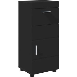 Bathroom Cabinet Black 37 x 31.5 x 82 cm Engineered wood Vidaxl Bathroom Cabinet Black 37 x 31.5 x 82 cm Engineered wood Vidaxl