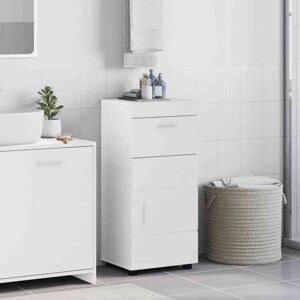 Bathroom Cabinet White 37 x 31.5 x 82 cm Engineered wood Vidaxl Bathroom Cabinet White 37 x 31.5 x 82 cm Engineered wood Vidaxl